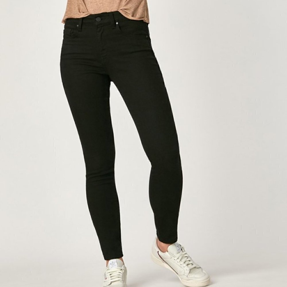 Mavi Alissa super skinny black Tribeca jeans denim high rise women new 25